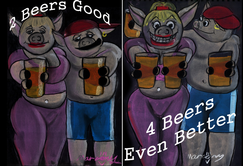 Two Beers Good - Four Beers Even Better