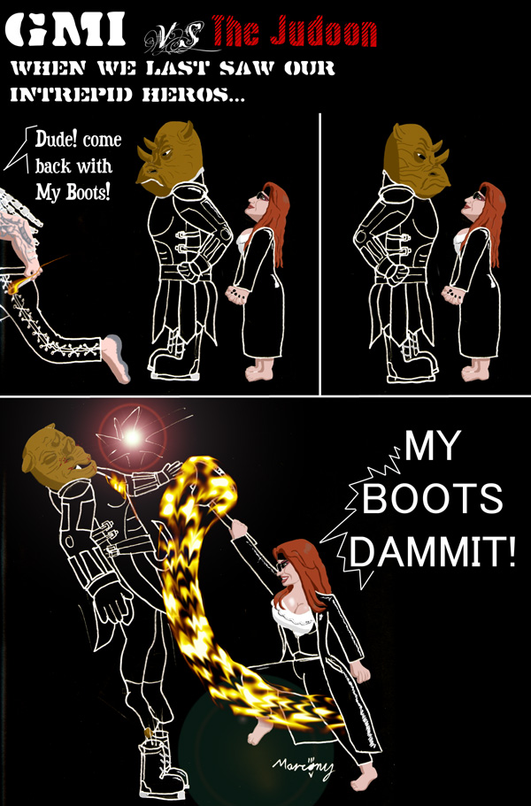 My Boots Dammit!